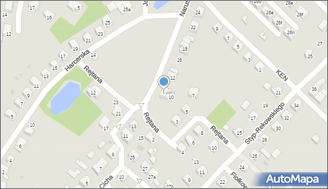 Bytów, Naruszewicza Adama, 8, mapa Bytów