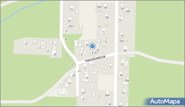 Celestynów, Narutowicza Gabriela, 4, mapa Celestynów