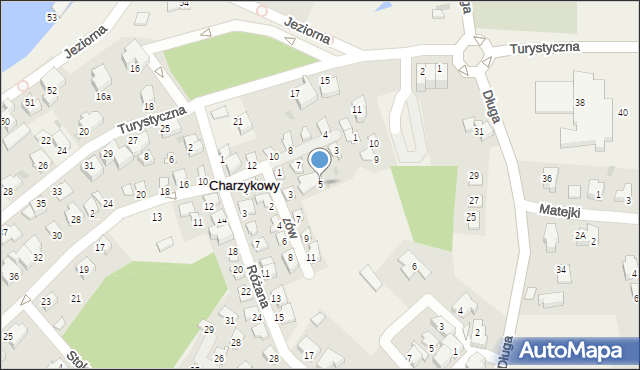 Charzykowy, Narcyzów, 5, mapa Charzykowy