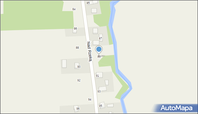 Chełmce, Nad Rzeką, 89, mapa Chełmce