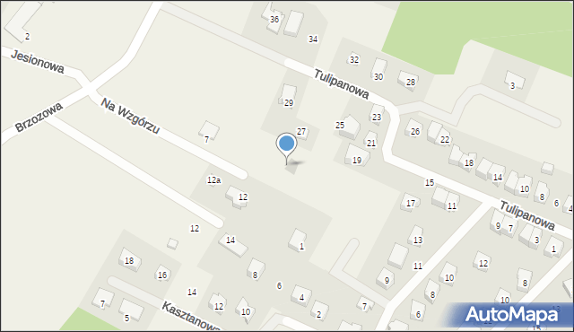 Chmielno, Na Wzgórzu, 13, mapa Chmielno