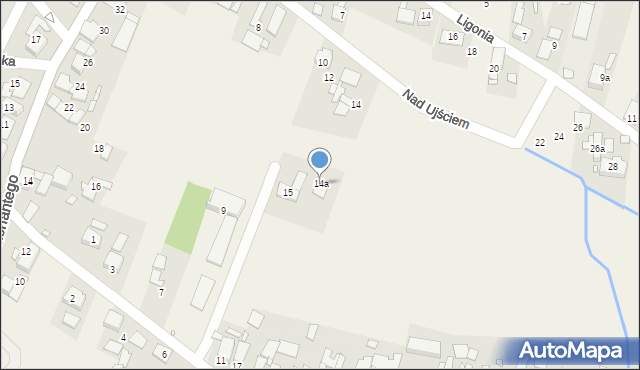 Chróścice, Nad Ujściem, 14a, mapa Chróścice