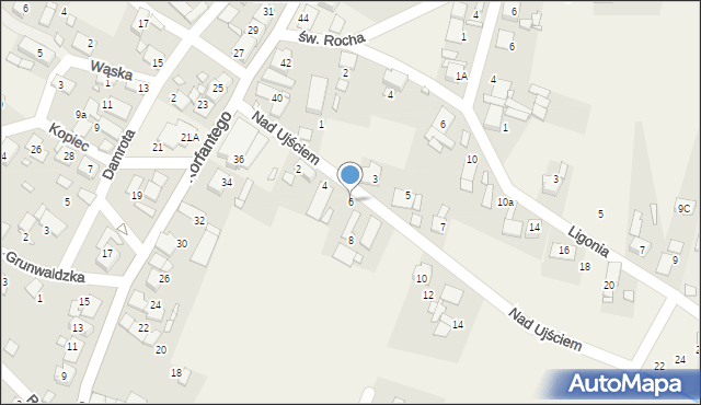 Chróścice, Nad Ujściem, 6, mapa Chróścice