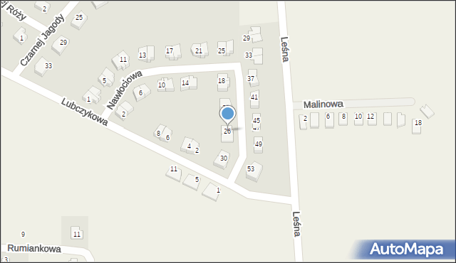 Chrząstawa Wielka, Nawłociowa, 26, mapa Chrząstawa Wielka