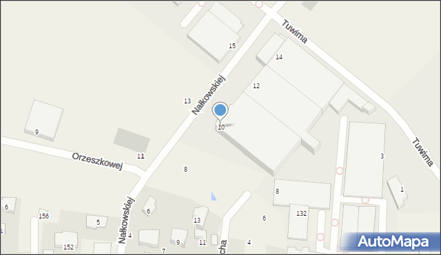 Chwaszczyno, Nałkowskiej Zofii, 10, mapa Chwaszczyno