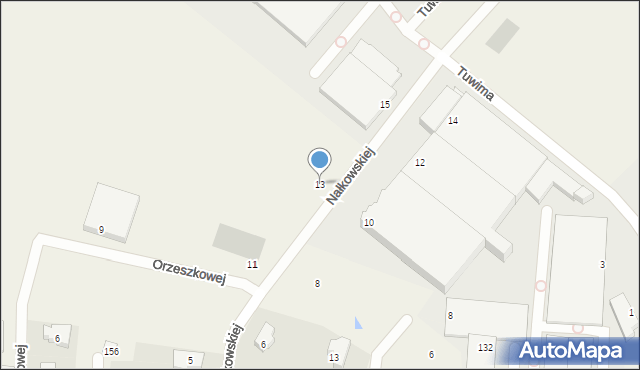 Chwaszczyno, Nałkowskiej Zofii, 13, mapa Chwaszczyno