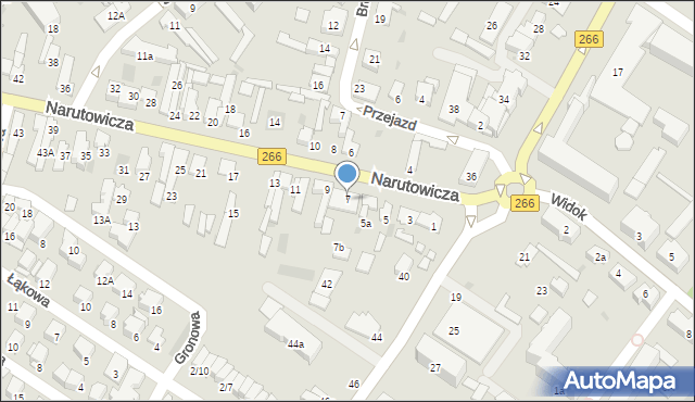 Ciechocinek, Narutowicza Gabriela, 7, mapa Ciechocinek