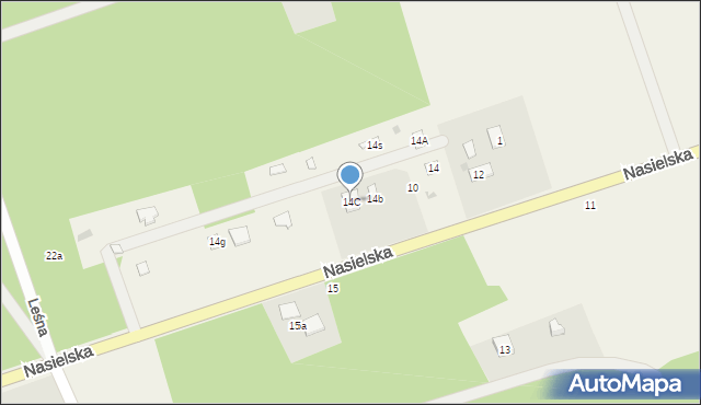 Cieksyn, Nasielska, 14C, mapa Cieksyn