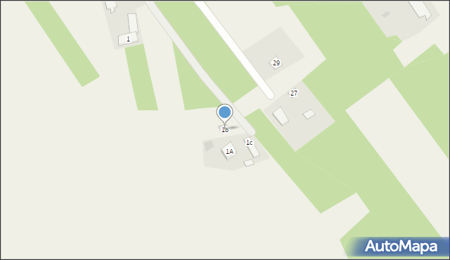 Cieksyn, Nasielska, 1b, mapa Cieksyn