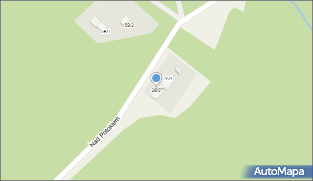 Cierpice, Nad Potokiem, 2B/2, mapa Cierpice