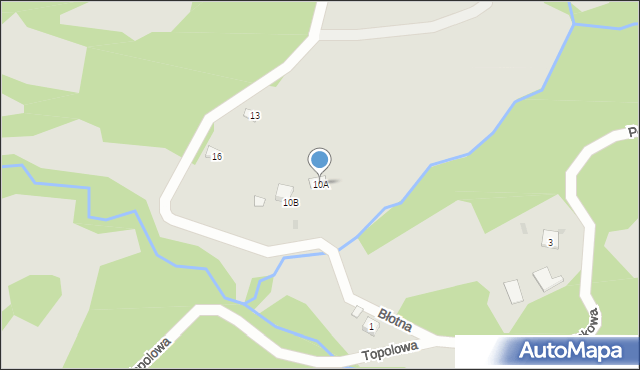 Ciężkowice, Na Stoku, 10A, mapa Ciężkowice