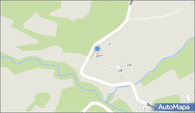 Ciężkowice, Na Stoku, 16, mapa Ciężkowice