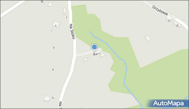 Ciężkowice, Na Stoku, 36A, mapa Ciężkowice