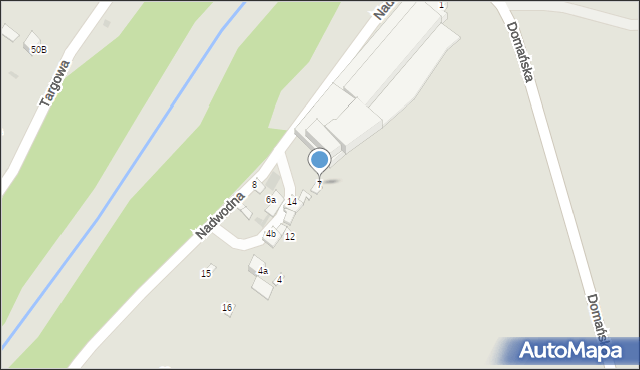 Czarny Dunajec, Nadwodna, 7, mapa Czarny Dunajec