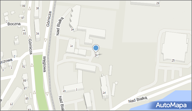 Czechowice-Dziedzice, Nad Białką, 1h, mapa Czechowic-Dziedzic