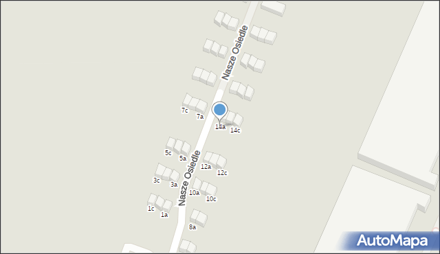 Czeladź, Nasze Osiedle, 14a, mapa Czeladź