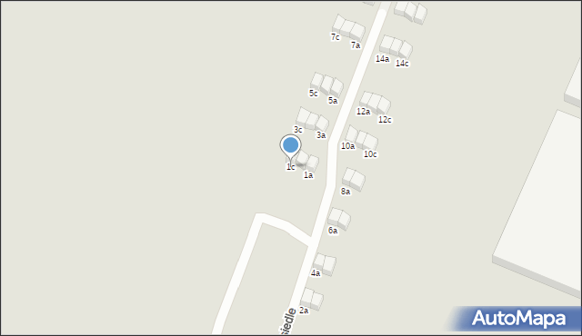 Czeladź, Nasze Osiedle, 1c, mapa Czeladź