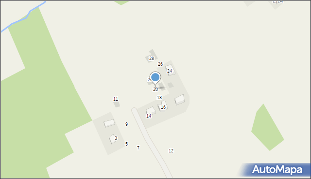 Czudec, Na Stawki, 20, mapa Czudec