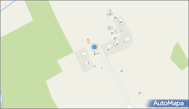 Czudec, Na Stawki, 9, mapa Czudec