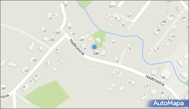 Dąbrowa Tarnowska, Nadbrzeżna, 12a, mapa Dąbrowa Tarnowska