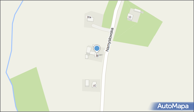 Dalborowice, Namysłowska, 38, mapa Dalborowice