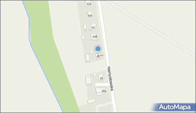 Dalborowice, Namysłowska, 46, mapa Dalborowice
