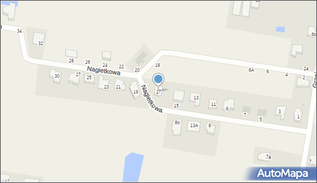 Dobra, Nagietkowa, 17, mapa Dobra