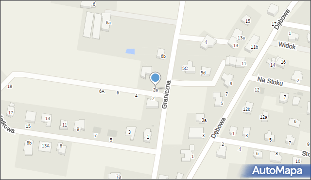 Dobra, Nagietkowa, 2a, mapa Dobra
