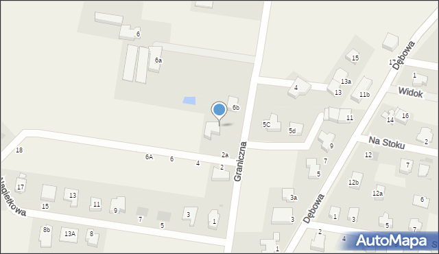 Dobra, Nagietkowa, 2b, mapa Dobra