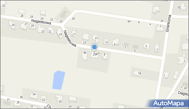 Dobra, Nagietkowa, 8a, mapa Dobra