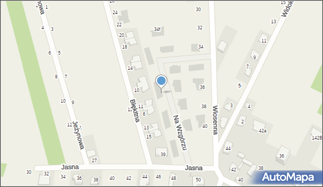 Domaszowice, Na Wzgórzu, 12, mapa Domaszowice