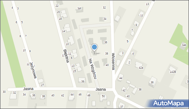 Domaszowice, Na Wzgórzu, 15, mapa Domaszowice