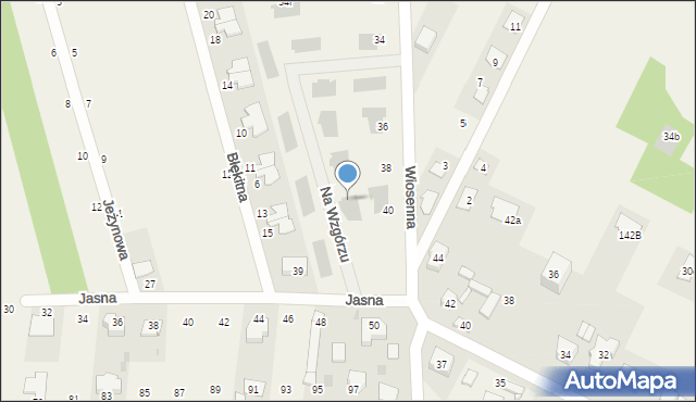 Domaszowice, Na Wzgórzu, 17, mapa Domaszowice