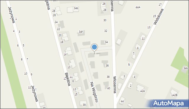 Domaszowice, Na Wzgórzu, 5, mapa Domaszowice