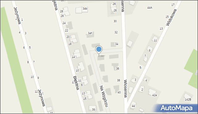 Domaszowice, Na Wzgórzu, 7, mapa Domaszowice