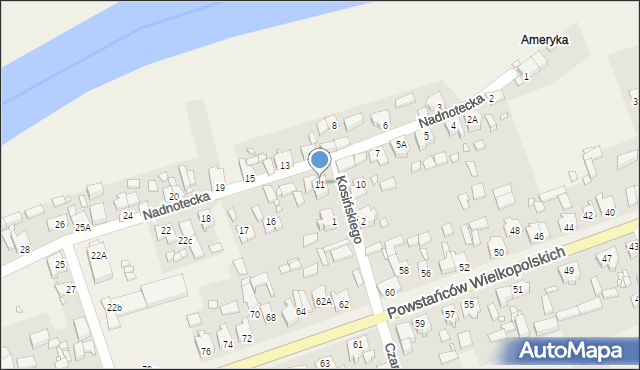 Drawsko, Nadnotecka, 11, mapa Drawsko