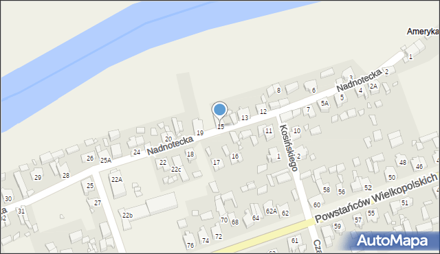 Drawsko, Nadnotecka, 15, mapa Drawsko