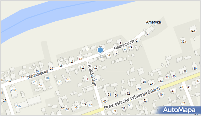 Drawsko, Nadnotecka, 7, mapa Drawsko