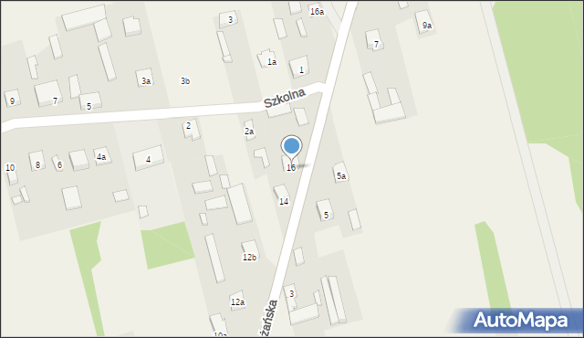 Dręszew, Nadbużańska, 16, mapa Dręszew