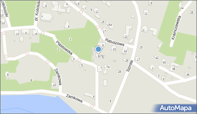 Drohiczyn, Nadbużańska, 3, mapa Drohiczyn