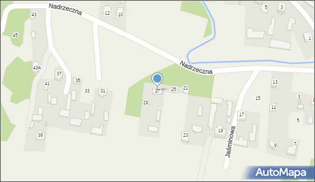 Dys, Nadrzeczna, 27, mapa Dys