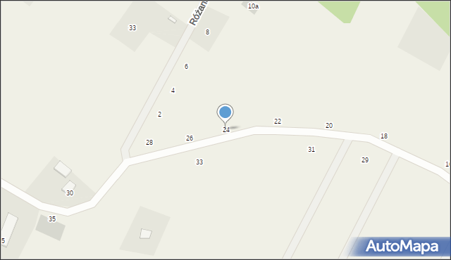 Dzikowo, Nadwiślańska, 24, mapa Dzikowo