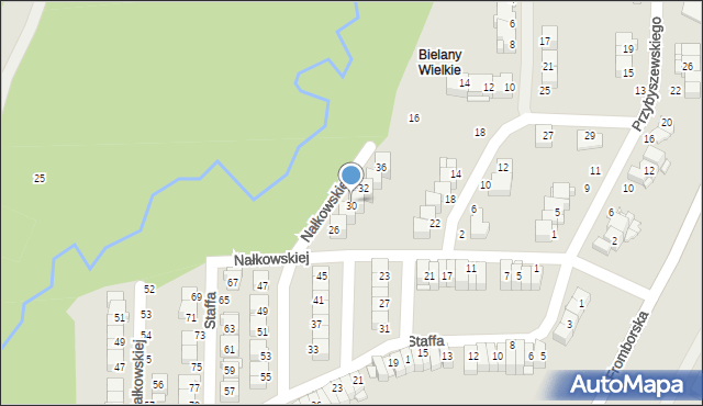 Elbląg, Nałkowskiej Zofii, 30, mapa Elbląga