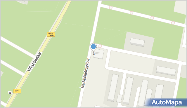 Emów, Nadwiślańczyków, 2, mapa Emów