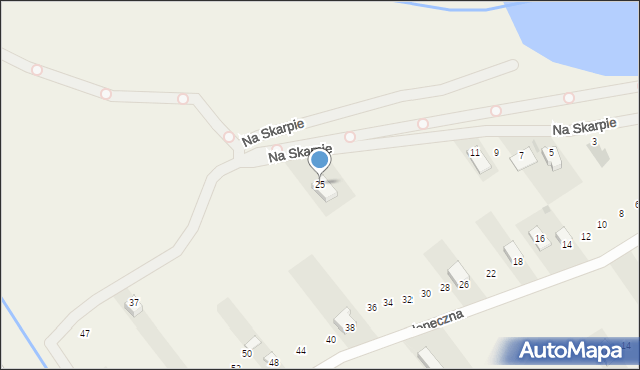 Frydman, Na Skarpie, 25, mapa Frydman