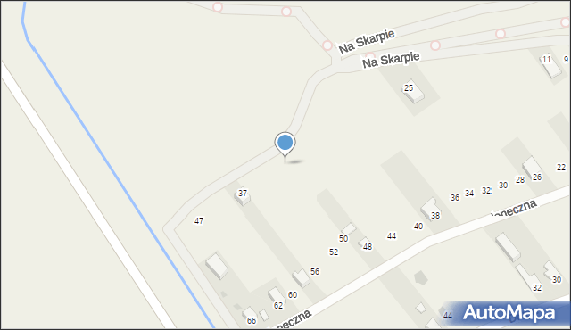 Frydman, Na Skarpie, 35, mapa Frydman