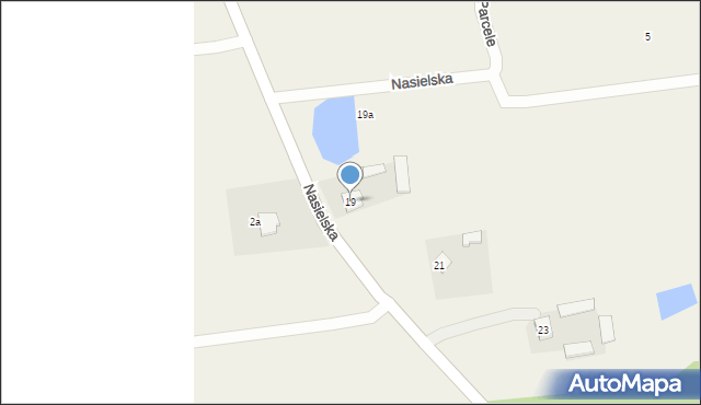 Gąsocin, Nasielska, 19, mapa Gąsocin