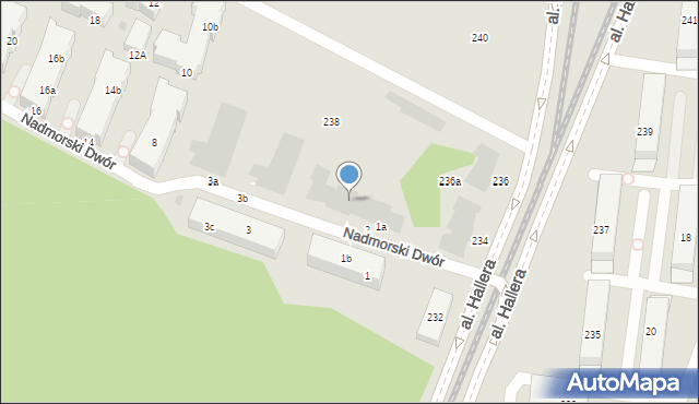 Gdańsk, Nadmorski Dwór, 2, mapa Gdańska