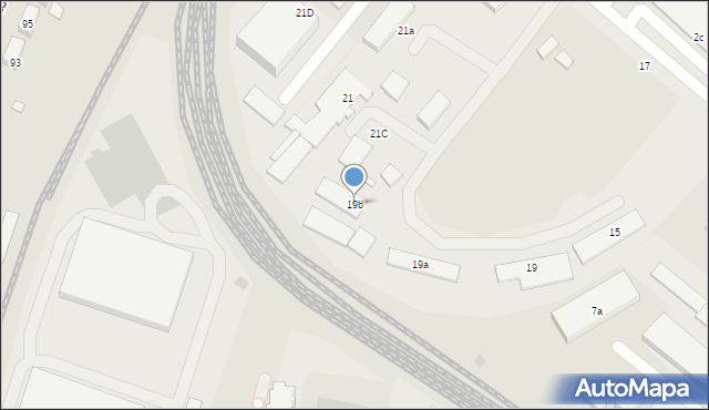 Gdańsk, Narwicka, 19b, mapa Gdańska