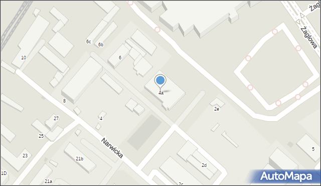 Gdańsk, Narwicka, 4a, mapa Gdańska